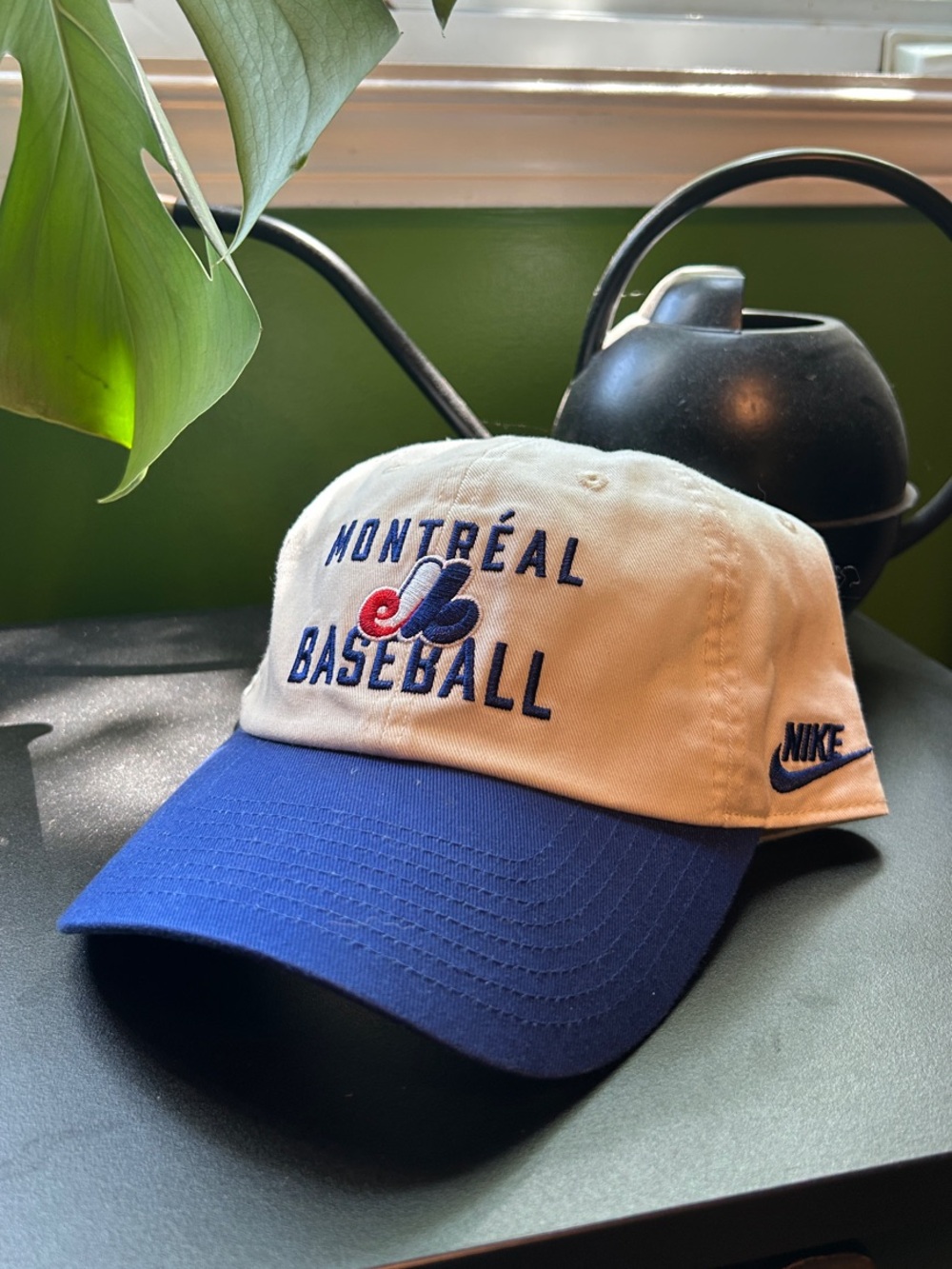 Nike Two-Tone Montréal Baseball Cap - Blue & Cream